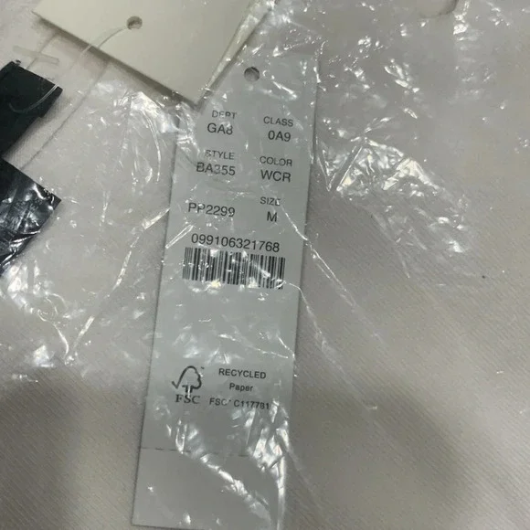 J. Crew Mariner cloth boatneck Long sleeve T-shirt in Ivory/Coral. NWT - Picture 2 of 5